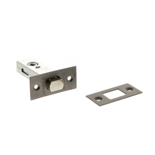 2.5, 3 And 4 Inch - Distressed Silver Pewter Bathroom Deadbolt product image