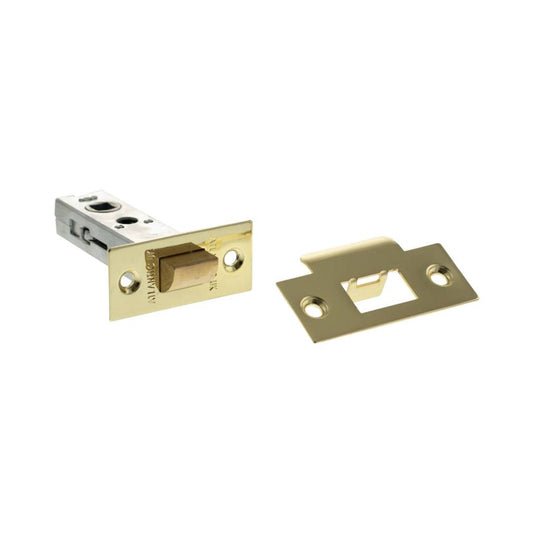 3 Inch AL3PB Polished Brass Heavy Sprung Mortice Latch product image