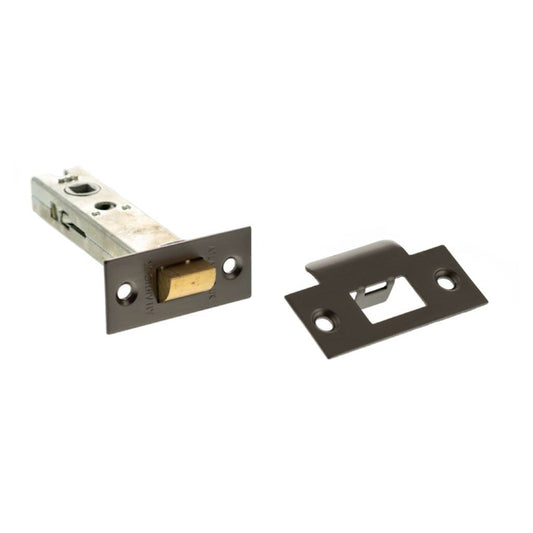 4 Inch AL4MBN Matt Gun Metal Heavy Sprung Mortice Latch product image