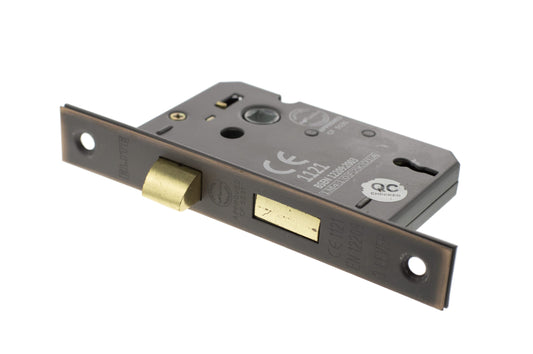 Antique Copper 3 Lever Mortice Sash Lock - 2.5 & 3 Inch product image