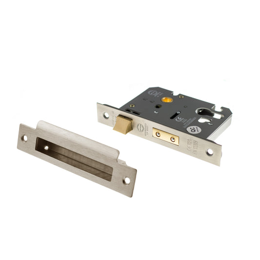Matt Black Euro Profile Mortice Sash Lock - 2.5 & 3 Inch product image