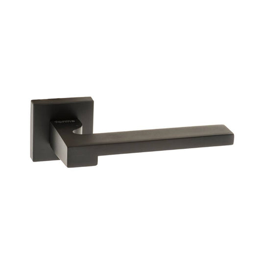 Atlantic UK Forme FMS430MB 'Ginevra' Matt Black Door Handles on Square Rose product image