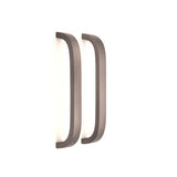 Curve Bar Cabinet Handle in Gunmetal Grey, 135mm x 25mm, solid brass construction by Spira Brass, perfect for modern wardrobe enhancement.
