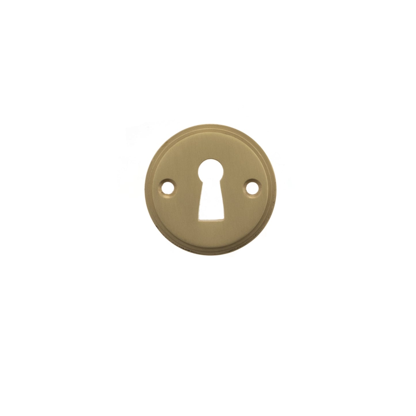 Atlantic UK 'Millhouse Brass' Standard Profile Escutcheons, Satin Brass - MHRKESB product image
