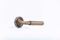 Thumbnail for Piccadilly Knurled Lever Door Handles - Burlington Range - Antique Brass, BUR40AB
