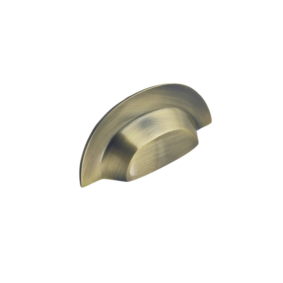 Slim Cup Handle in Antique Brass with Comfortable Grip, 105mm, ideal for modern interiors, enhancing home decor.