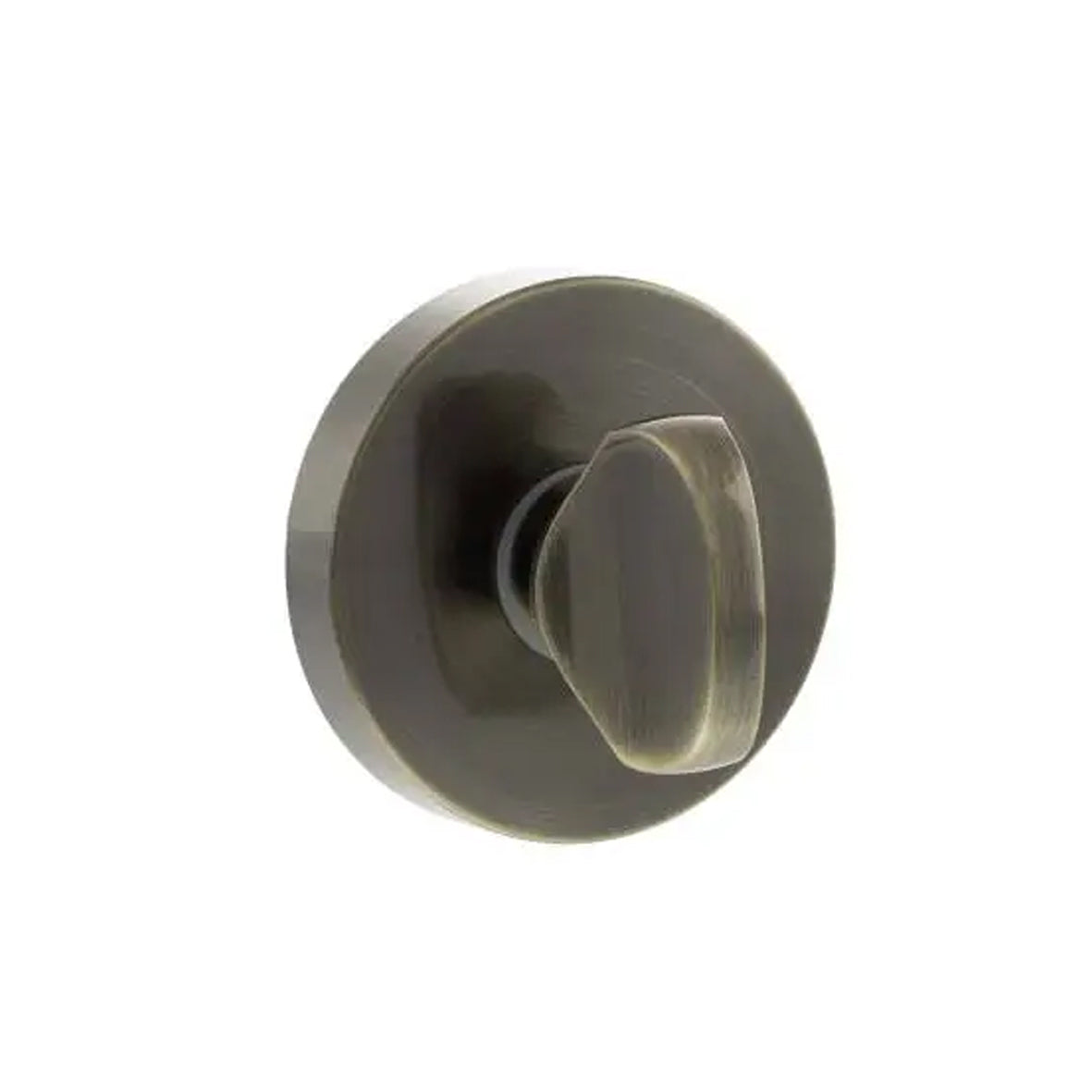 Senza Pari WC Turn and Release on Minimal Round Rose - Antique Brass - SPRWCAB