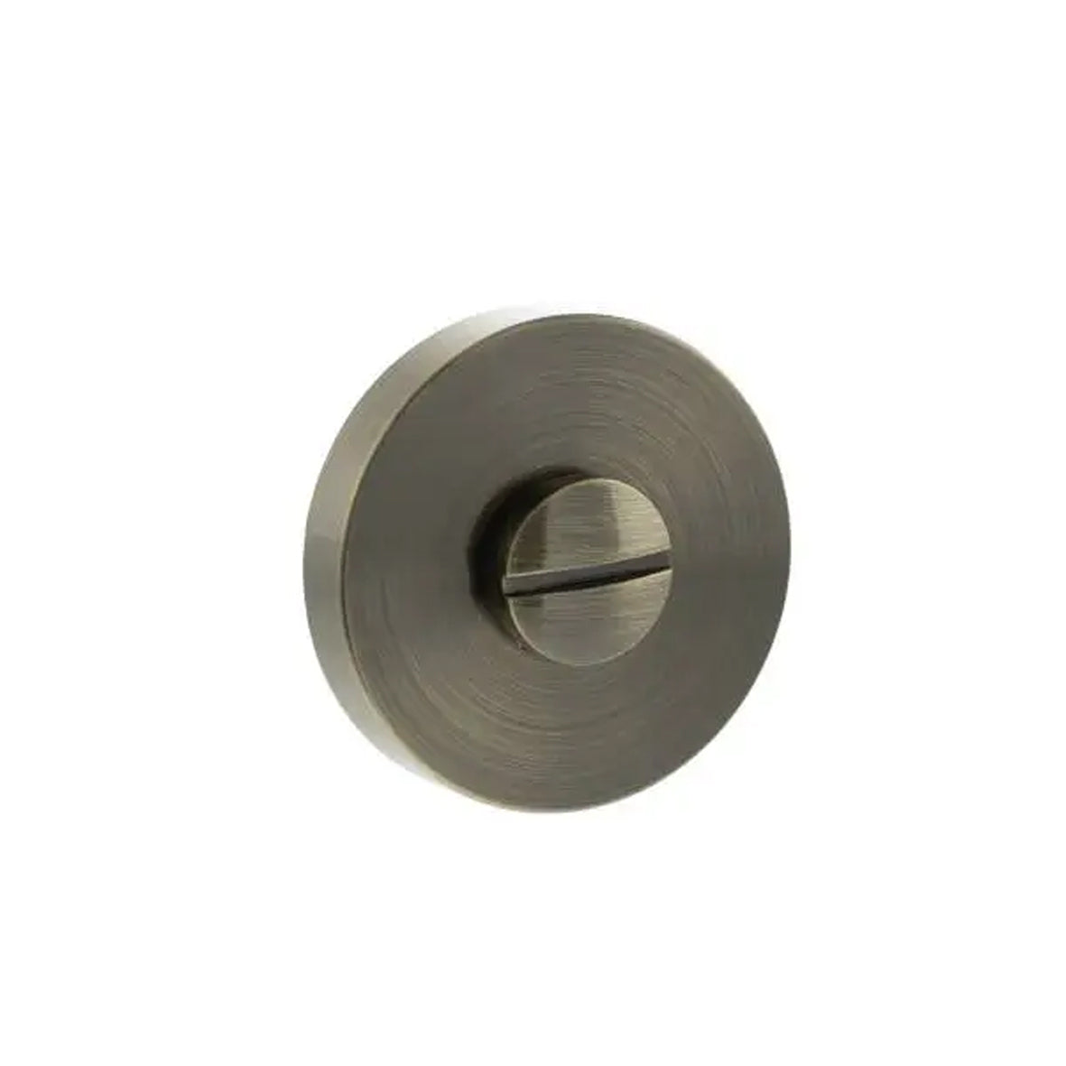 Senza Pari WC Turn and Release on Minimal Round Rose - Antique Brass - SPRWCAB