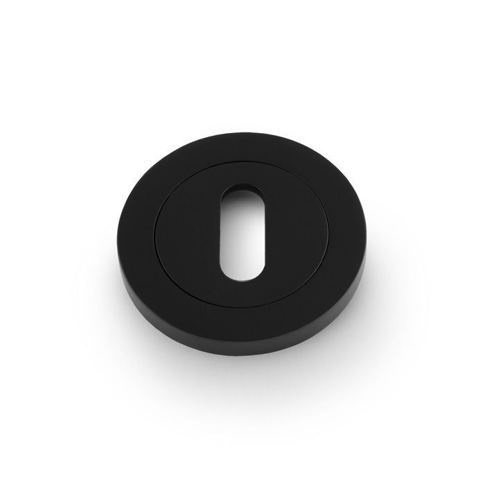 Concealed Fix Escutcheon Standard Profile - Black | Alexander & Wilks