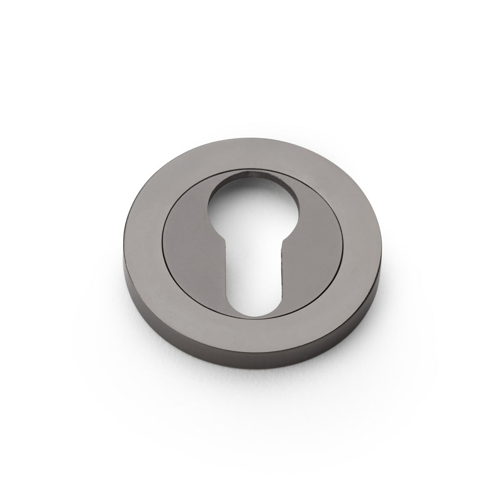 Euro Profile Concealed Fix Escutcheon | Dark Bronze | Alexander & Wilks