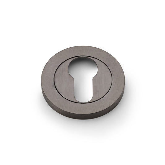 Euro Profile Concealed Fix Escutcheon | Dark Bronze PVD | Alexander & Wilks