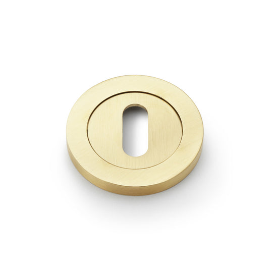 Concealed Fix Escutcheon Standard Profile - Satin Brass PVD | Alexander & Wilks