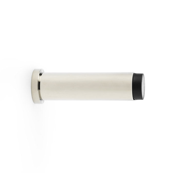Projection Cylinder Door Stop, Plain - Polished Nickel PVD | Alexander & Wilks