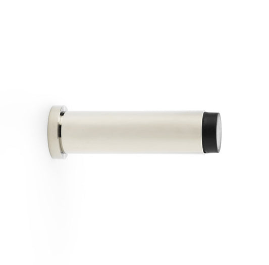 Projection Cylinder Door Stop, Plain - Polished Nickel PVD | Alexander & Wilks