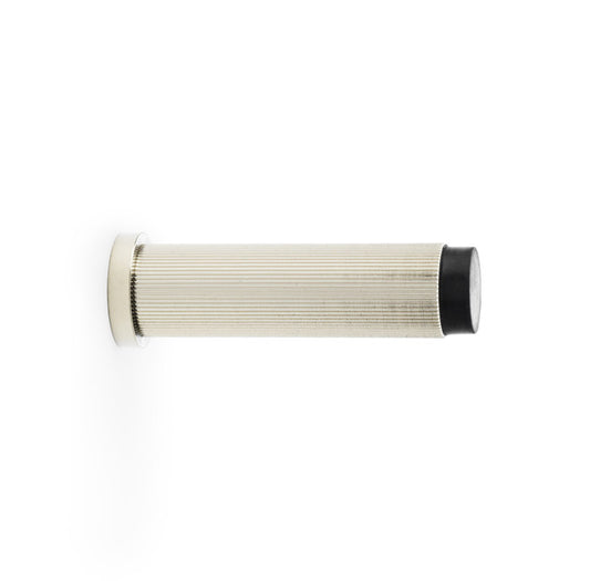 Reeded Projection Door Stop - Polished Nickel PVD | Alexander & Wilks