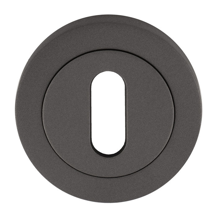 Carlisle Brass Anthracite Standard Keyhole Escutcheon - EUL002ANT
