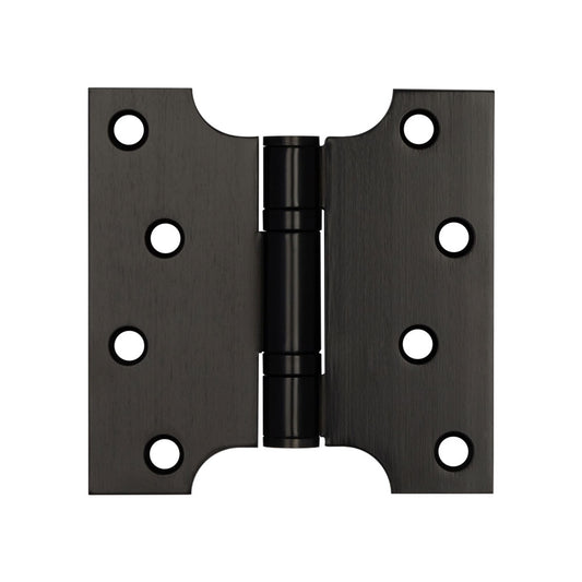 Parliament Ball Bearing Hinge 102x102x3mm Matt Black