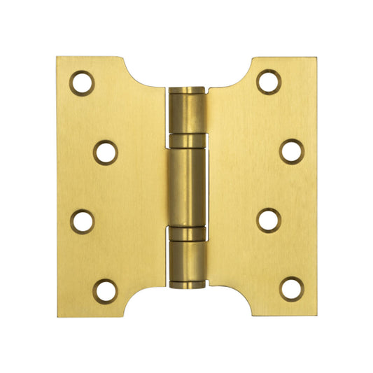 Parliament Ball Bearing Hinge 102x102x3mm Satin Brass