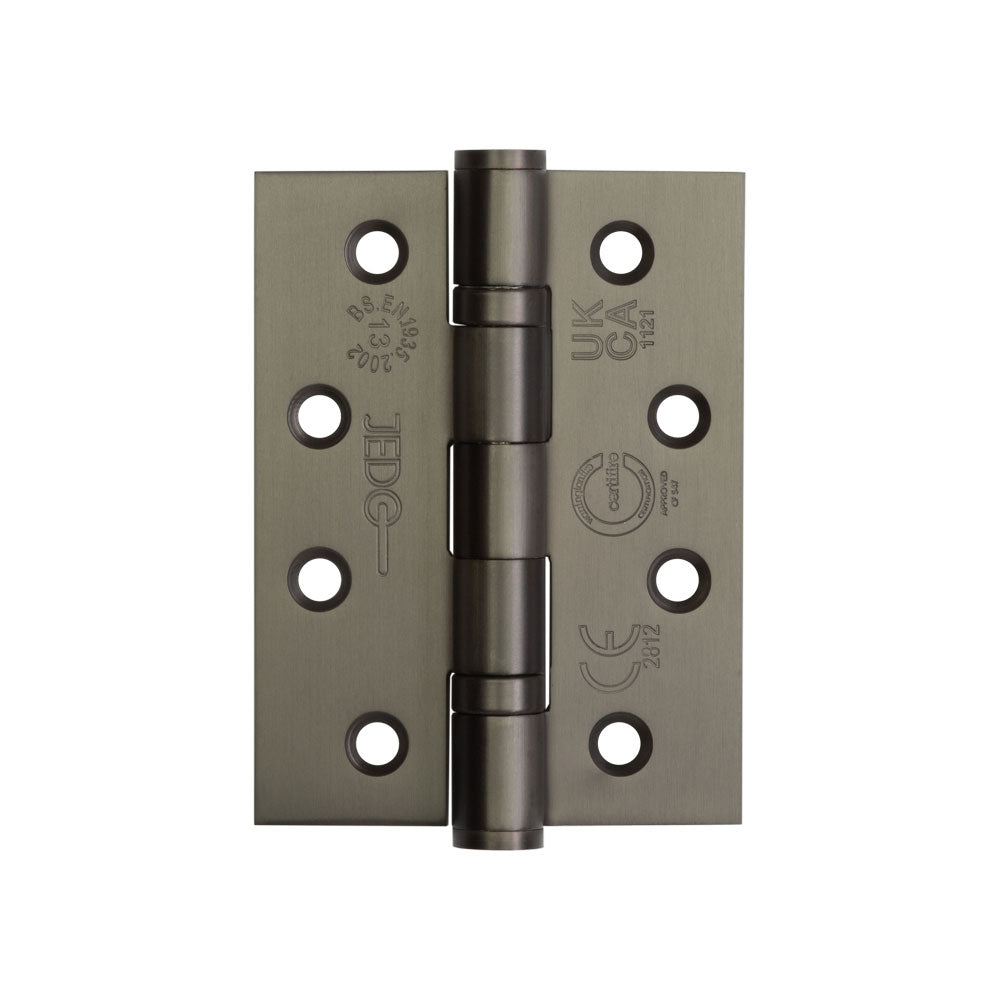 4 Inch Grade 13 Fire Rated Dark Bronze Ball Bearing Hinges