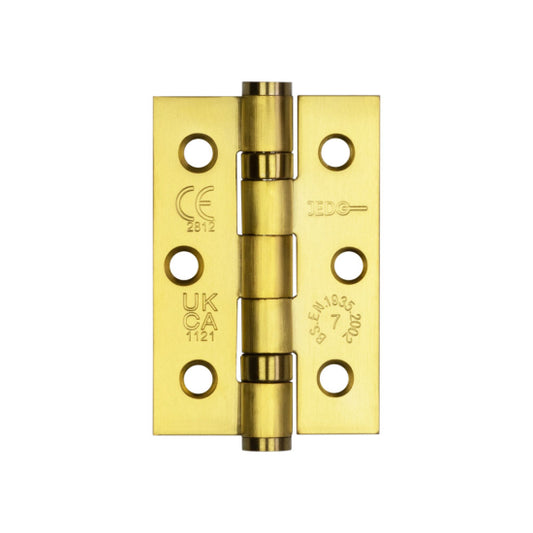 3 Inch Electro Brass Ball Bearing Hinges J9502EB