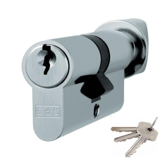 KEYED ALIKE Euro Profile 5 Pin Cylinder and Turn