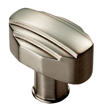 Fingertip 'Art Deco' Style Cabinet Knob (30mm), Satin Nickel - ADR501BSN