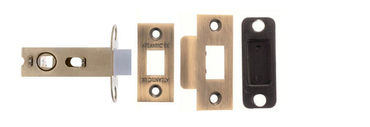 Atlantic UK 2.5 Inch AL25MAB Matt Antique Brass/Bronze Mortice Latch