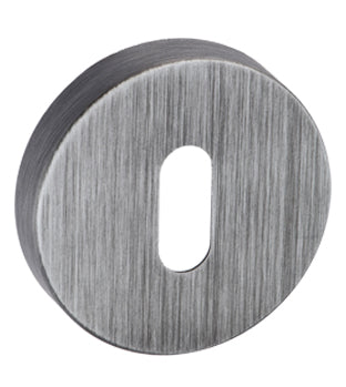 Atlantic Forme 'Standard Profile' Escutcheon On Minimal Round Rose, Urban Graphite