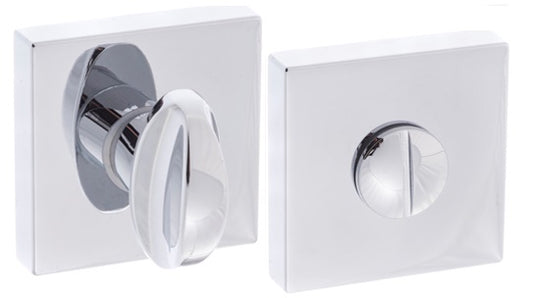 Atlantic Forme Bathroom Turn & Release On Minimal Square Rose (Various Finishes) - FMSWC