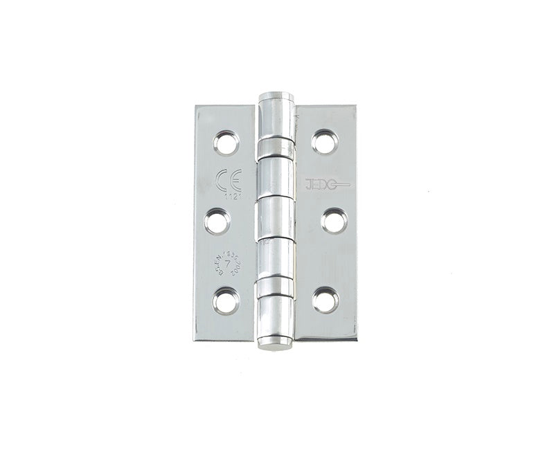 3 Inch Grade 7 Fire Rated, Polished Stainless Steel, Ball Bearing Hinges