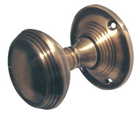 Thumbnail for JV181MAB Lined Mortice Door Knobs Antique Brass