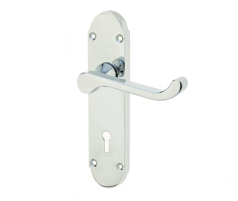 JV251 Epsom Door Handles On Plate