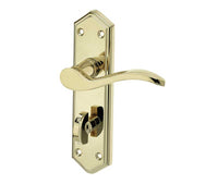 Thumbnail for Paris Polished Brass Door Handles - JV281PVD