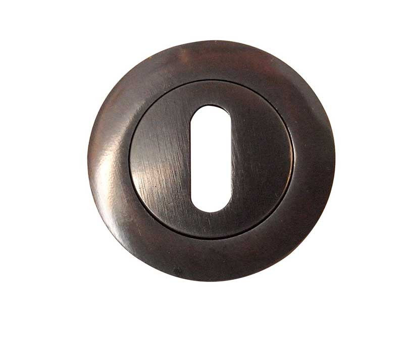 British Keyhole Profile Designer Escutcheon Plate - Various Finishes JV503