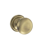 Atlantic UK Old English, OE58MMKAB Harrogate Mushroom Mortice Door Knobs - Antique Brass