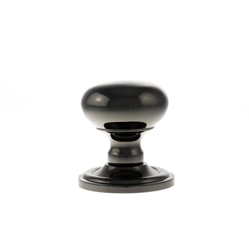 Black Nickel finish Atlantic UK, Old English, OE58MMKBN Harrogate Mushroom Mortice Door Knobs