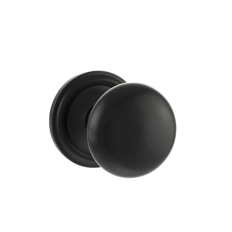 Matt Black, Atlantic UK OE58MMKMB 'Harrogate' Mushroom Mortice Door Knobs