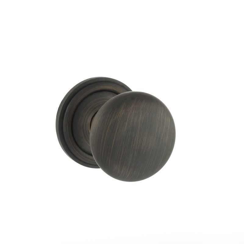 Atlantic UK Old English, OE58MMKUB Harrogate Mushroom Mortice Door Knobs - Urban Bronze