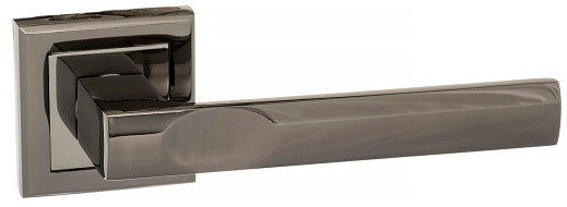 Kansas S24SBN Black Nickel Atlantic UK Hardware Door Handles Square rose.