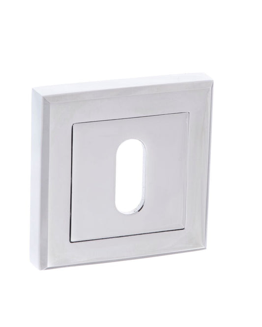 Square Standard Profile Keyhole Escutcheon Various Finishes S2ESC-KS