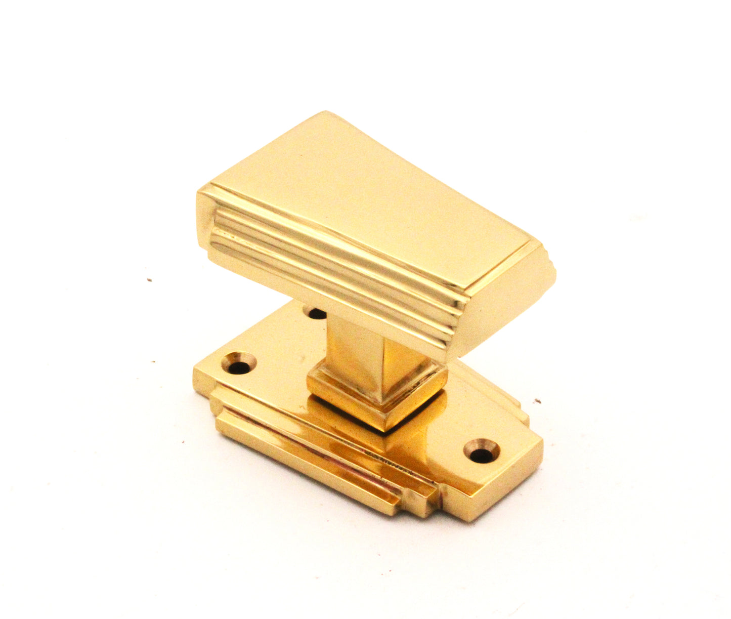 Triago 'Art Deco Period' Mortice Door Knobs - Solid Brass
