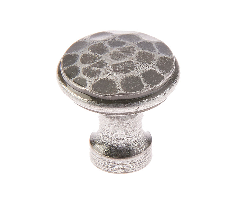 Valley Forge Pewter Patina Hammered Finish Cabinet Knob VF86 30mm