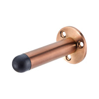 Thumbnail for Satin Copper Skirting Mounting Door Stopper - 75mm Projection