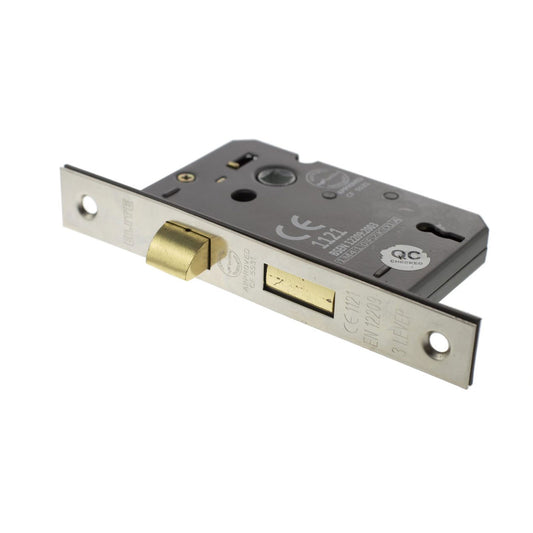 Satin Nickel 3 Lever Internal Sash Lock - 2.5 Inch Lock 45mm Backset and 3 Inch Lock 57mm Backset