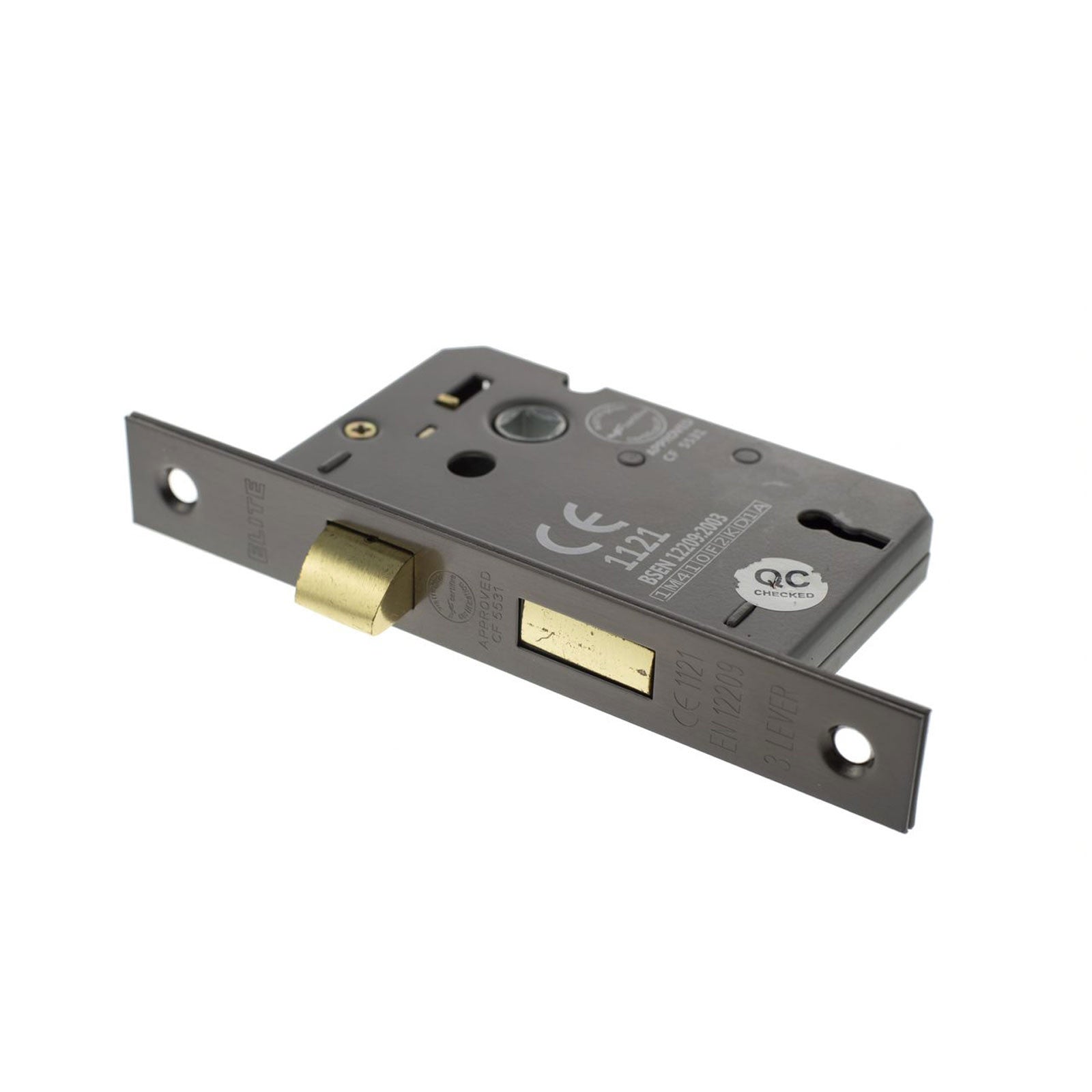 Urban Dark Bronze 3 Lever Internal Sash Lock - 2.5 Inch Lock 45mm Backset and 3 Inch Lock 57mm Backset