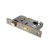 Antique Brass Euro Profile Mortice Sash Lock - 2.5 Inch Lock 45mm Backset and 3 Inch Lock 57mm Backset