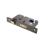 Distressed Silver Pewter Euro Profile Mortice Sash Lock - 2.5 Inch Lock 45mm Backset and 3 Inch Lock 57mm Backset
