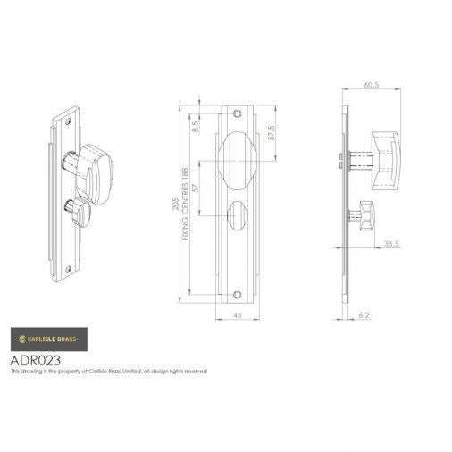 Carlisle Brass Art Deco Door Knob On Backplate - Polished Chrome