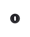 Rosso Maniglie Matt Black Keyhole Escutcheon - RM002PCB