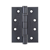 Zoo Hardware 4 Inch Matt Black Ball Bearing Fire Door Rated Grade 13 Hinges - ZHSS243PCB